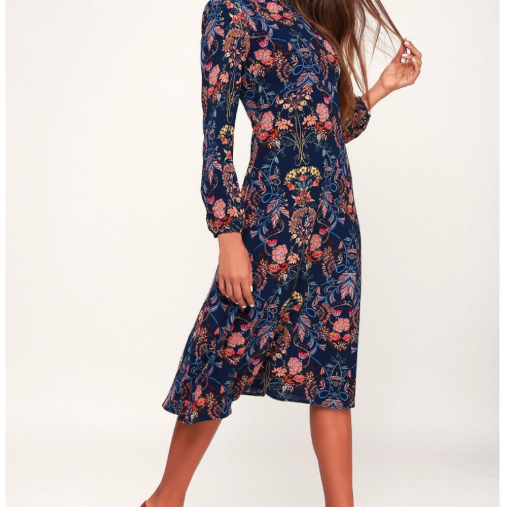 Lulus Garden Splendor Floral Dress